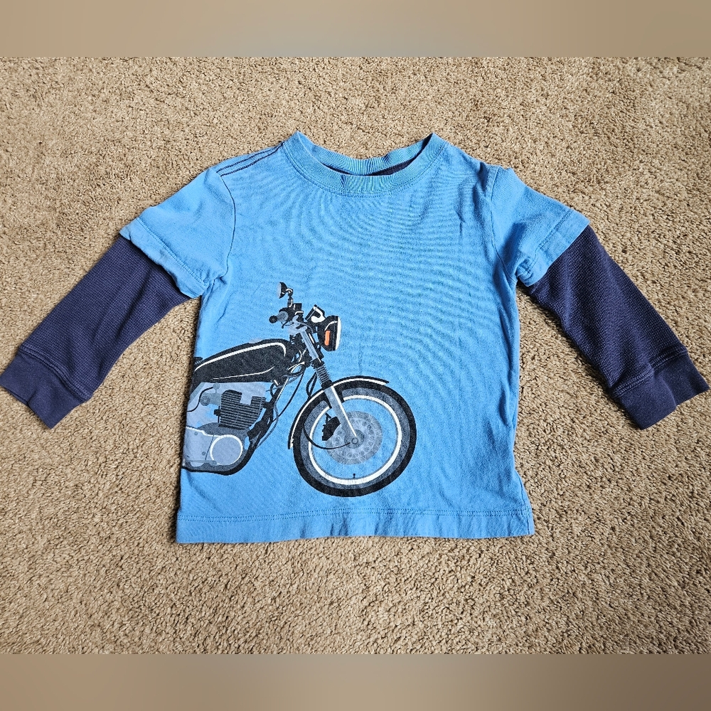 Hanna Andersson Motorcycle Long Sleeve Top